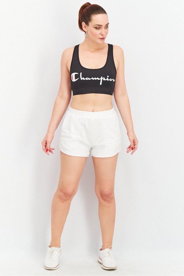 Champions Black Sports Bra - Image 2