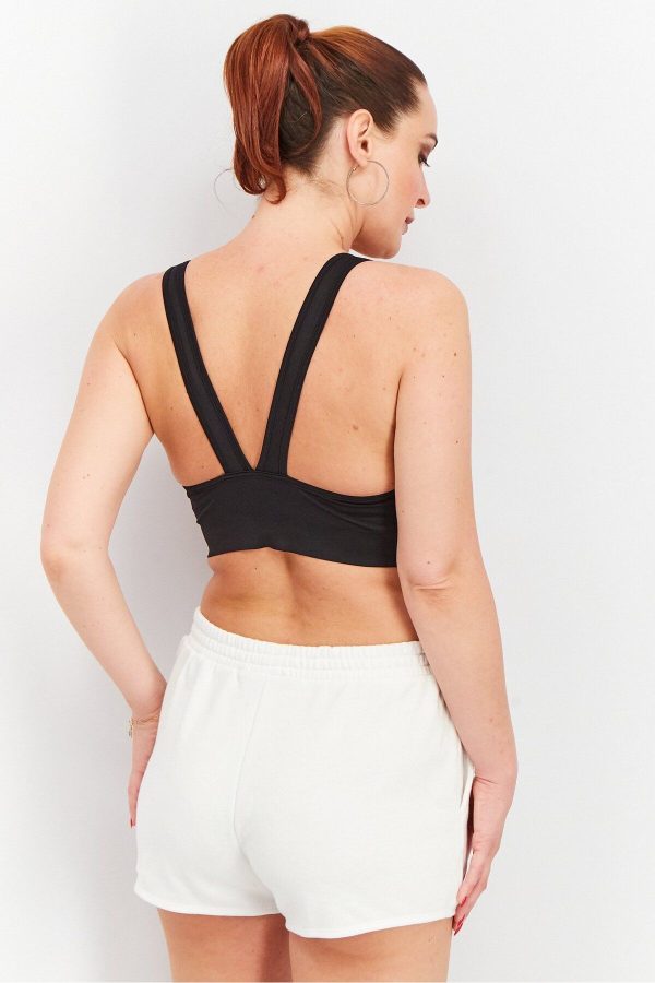 Champions Black Sports Bra - Image 3